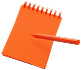 Graphic image of 3D notepad